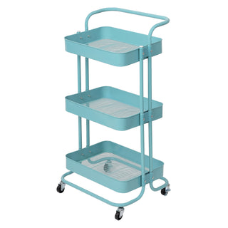 3 Tier Multifunctional Metal Storage Trolley