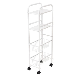 Multipurpose Metal Storage Rack Trolley