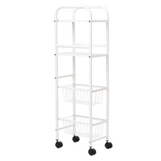 Multipurpose Metal Storage Rack Trolley