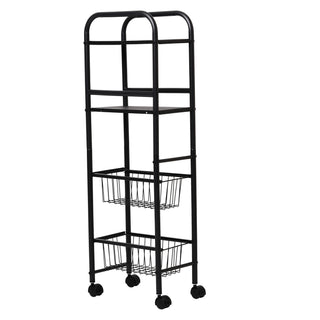 Multipurpose Metal Storage Rack Trolley