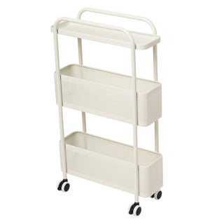 3 Tier Slim Metal Storage Trolley