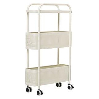 3 Tier Slim Metal Storage Trolley