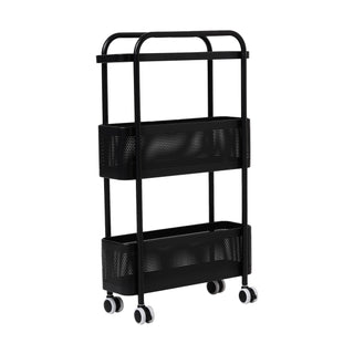 3 Tier Slim Metal Storage Trolley