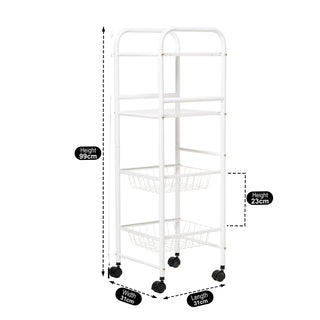 Metal Multipurpose Storage Trolley