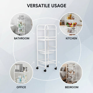 Metal Multipurpose Storage Trolley