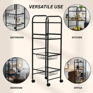 Metal Multipurpose Storage Trolley