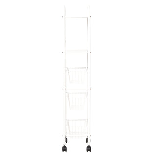 Multipurpose Metal Storage Rack Trolley