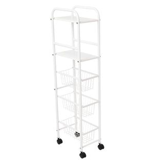 Multipurpose Metal Storage Rack Trolley