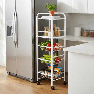 Metal Multipurpose Storage Trolley