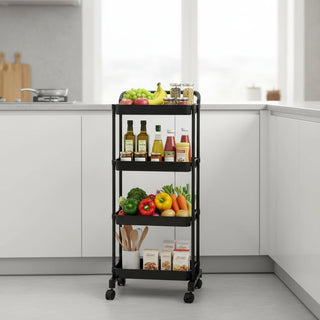 4-Tier Storage Organizer Trolley