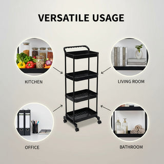 4-Tier Storage Organizer Trolley