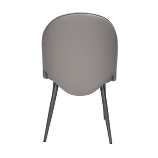 Savona Dining Chair With Metal Legs - White