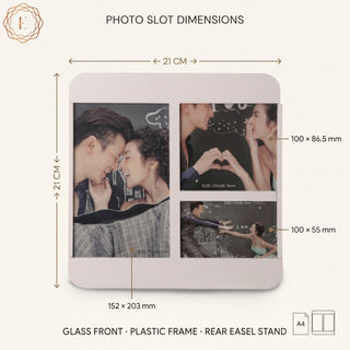 Epicasa  Collage Picture Frame/Table Top Picture Holder for Home Decor, Office (21 * 21 cm)