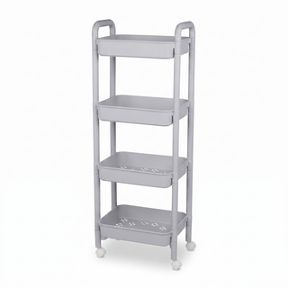 Plastic Rolling Storage Trolley