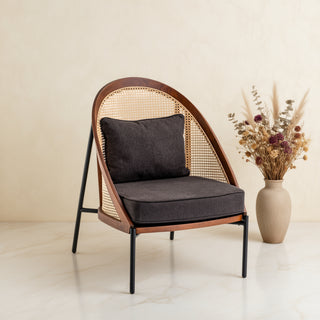 Novena Lounge Chair - Grey