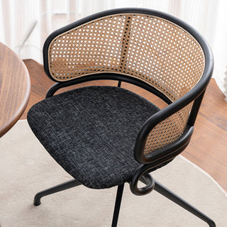 Madrid Dining Revolving Chair - Grey