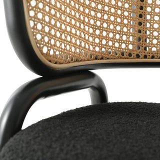 Milan Dining Chair With Metal Legs - Grey