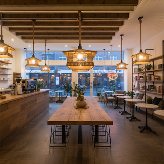 Heliora Woven Square  Pendant Light