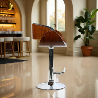 Thor High Chair Leather Seat With Backrest.