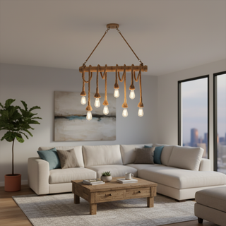 Aurelia Rope Chandelier