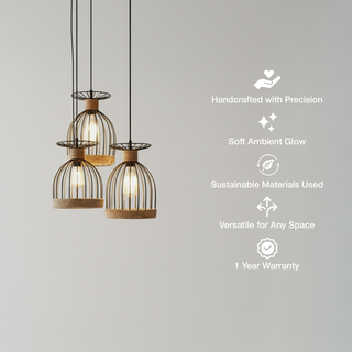 Metropolis Ember Chandelier