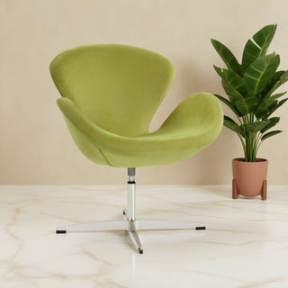 Siri Accent Fabric Lounge Chair - Green