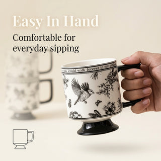 Ceramic Coffee Mug  Microwave & Dishwasher Safe, 250 ML