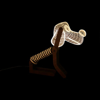 Decorative 3D LED Desk Table Light/Lamp Light with Plug for Home, Office