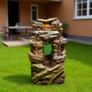 Three Way Large Multi Layer Waterfall Fountain
