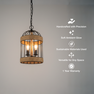 Brooklyn Ember Birdcage Chandelier