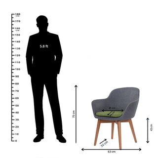 Elsa Dining Chair - Grey