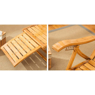 Rocking Bamboo Lounge Chair Chair urbancart.in