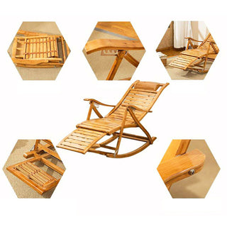 Rocking Bamboo Lounge Chair Chair urbancart.in