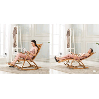 Rocking Bamboo Lounge Chair Chair urbancart.in